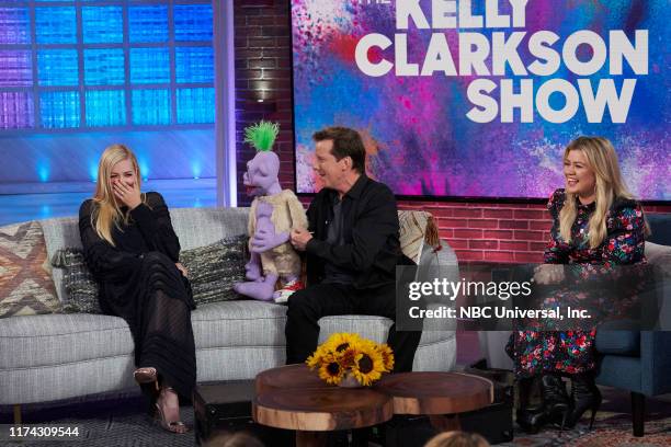 Episode 3030 -- Pictured: Beth Behrs, Jeff Dunham, Kelly Clarkson --