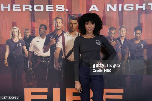 One Chicago Day" -- Pictured: Annie Ilonzeh, "Chicago Fire" at "One Chicago Day" at Lagunitas Brewing Company in Chicago, IL on October 7, 2019 --
