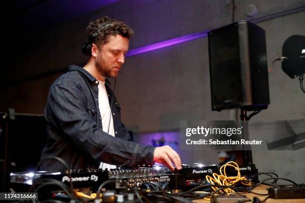 George Fitzgerald performs the "Wrangler - A Night of Iconic Misbehaviour" launch event at The Tunnel on September 12, 2019 in Berlin, Germany.