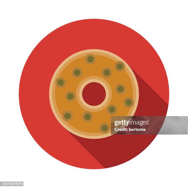 medu vada indian food icon - fritter stock illustrations