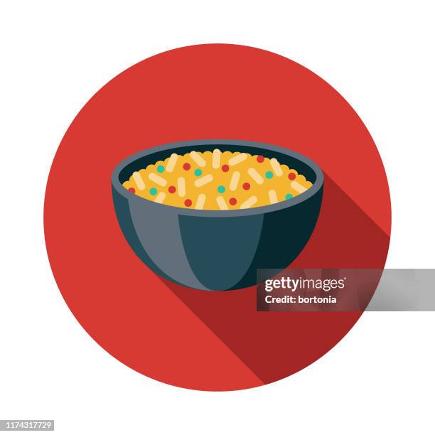 biryani indian food icon - biryani stock illustrations