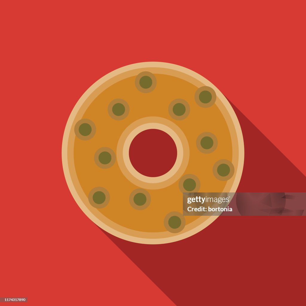 Medu Vada Indian Food Icon