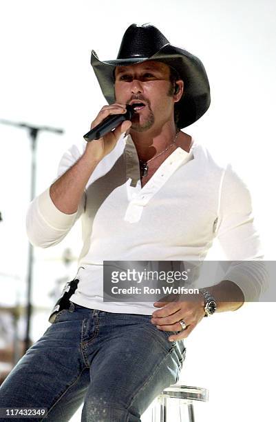 Tim McGraw during 39th Annual Academy of Country Music Awards - Dress Rehearsal at Mandalay Bay Resort and Casino in Las Vegas, Nevada, United States.