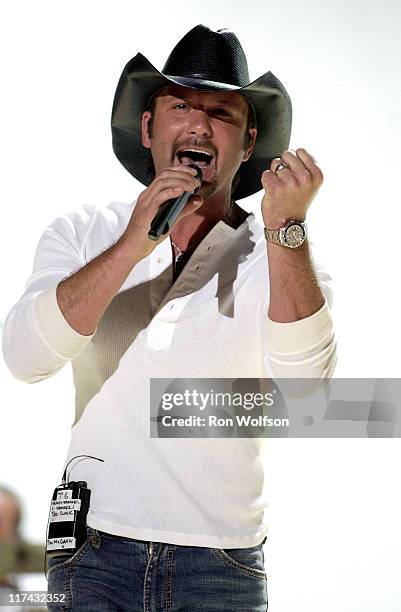 Tim McGraw during 39th Annual Academy of Country Music Awards - Dress Rehearsal at Mandalay Bay Resort and Casino in Las Vegas, Nevada, United States.