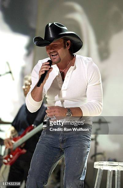 Tim McGraw during 39th Annual Academy of Country Music Awards - Dress Rehearsal at Mandalay Bay Resort and Casino in Las Vegas, Nevada, United States.