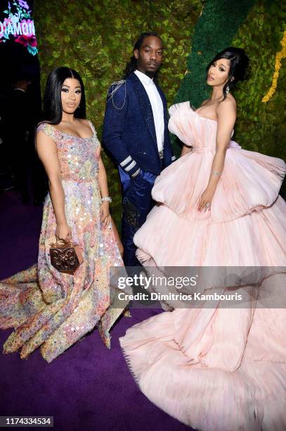 Hennessy Carolina, Offset, and Cardi B attend Rihanna's 5th Annual Diamond Ball Benefitting The Clara Lionel Foundation at Cipriani Wall Street on...