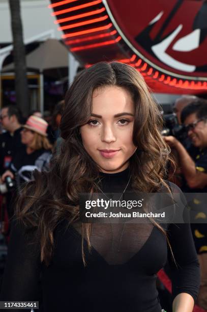 Aneliz Aguilar attends Halloween Horror Nights at Universal Studios Hollywood on September 12, 2019 in Universal City, California.