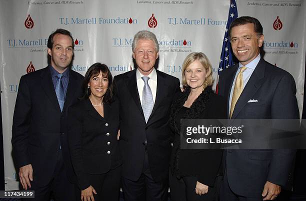 Former President Bill Clinton and Martha Nelson, Managing Editor of People Magazine, at the T.J. Martell Foundation's 31st Annual Awards gala at the...