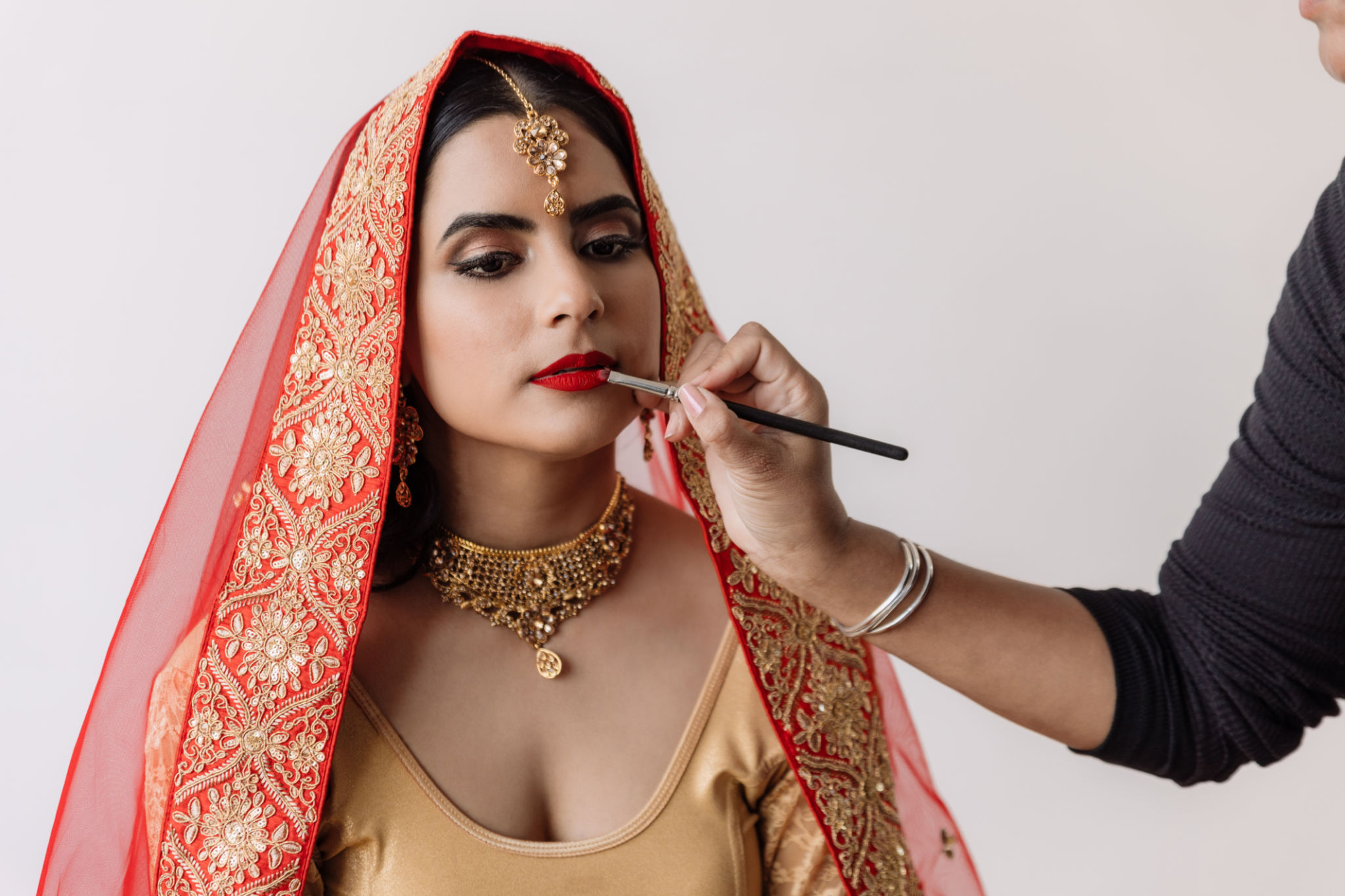 bridal bold lips