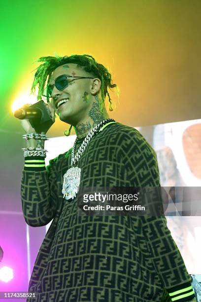 Lil Pump performs onstage during day 1 of REVOLT Summit x AT&T Summit on September 12, 2019 in Atlanta, Georgia.