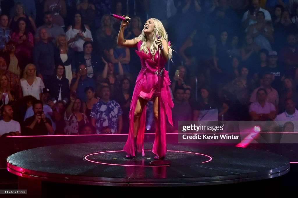 Carrie Underwood With Maddie & Tae And Runway June In Concert - Los Angeles, CA