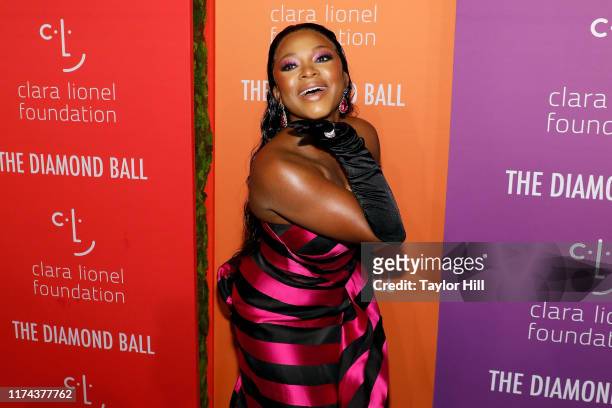 Naturi Naughton attends the 5th Annual Diamond Ball benefiting the Clara Lionel Foundation at Cipriani Wall Street on September 12, 2019 in New York...