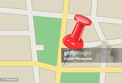 Street Pin Map Pin Street High-Res Vector Graphic - Getty Images