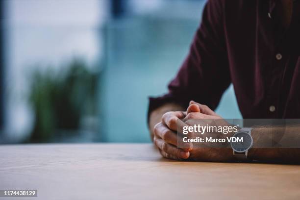 patiently waiting for my interviewer - hands clasped stock pictures, royalty-free photos & images