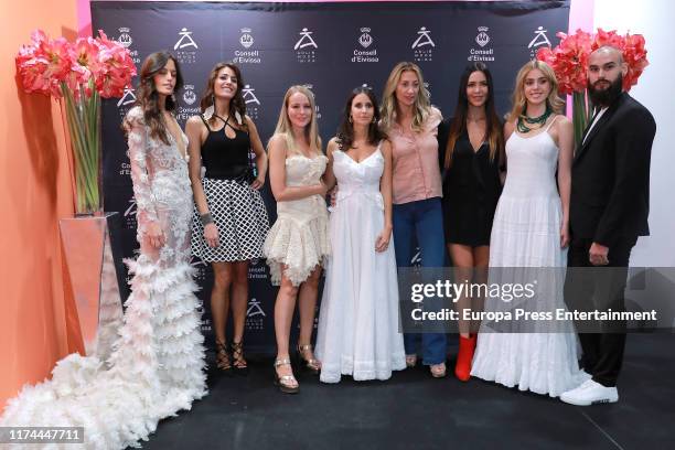 Begoña Martin , Esmeralda Moya , Monica Pont , Vania Millan and Amaia Izar attend Adlib Moda Ibiza fashion show at Ifema on September 13, 2019 in...