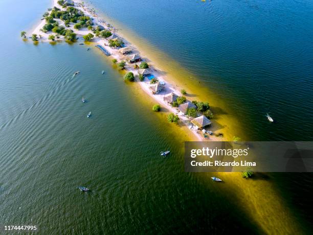 aerial view of beach in brazil - para state stock pictures, royalty-free photos & images