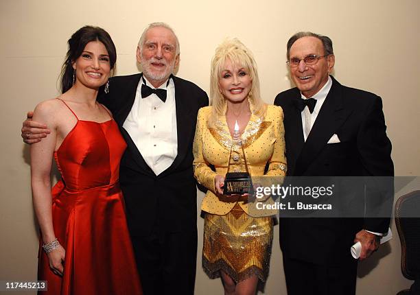 Idina Menzel, Rod McKuen, Dolly Parton and Hal David