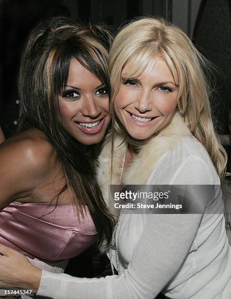 Traci Bingham and Brande Roderick during Sony Online Entertainment Premieres "Everquest II" at Ruby Skye in San Francisco, California, United States.