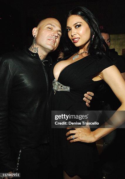 Evan Seinfeld and Tera Patrick during TAO Las Vegas - Sutra Wednesdays Hosted by Tera Patrick Premiering "Mistress Couture" Lingerie - Fashion Show...