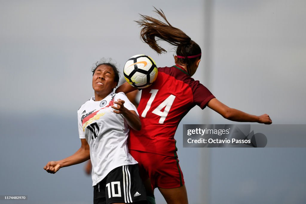 Women's Portugal U19 v Women's Germany U19 - UEFA Women's U19 European Championship Qualifier