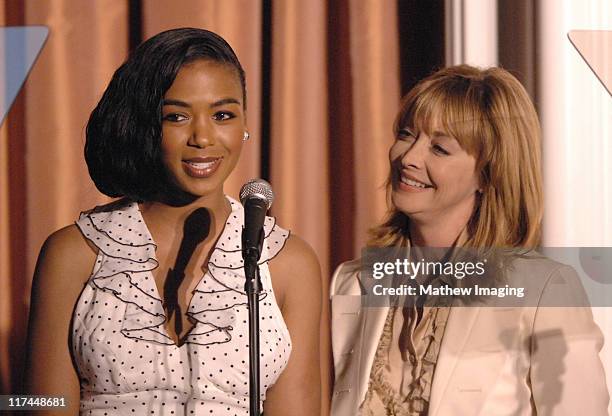 Ananda Lewis and Sharon Lawrence during The 11th Annual PRISM Awards - Award Ceremony at Beverly Hills Hotel in Beverly Hills, California, United...