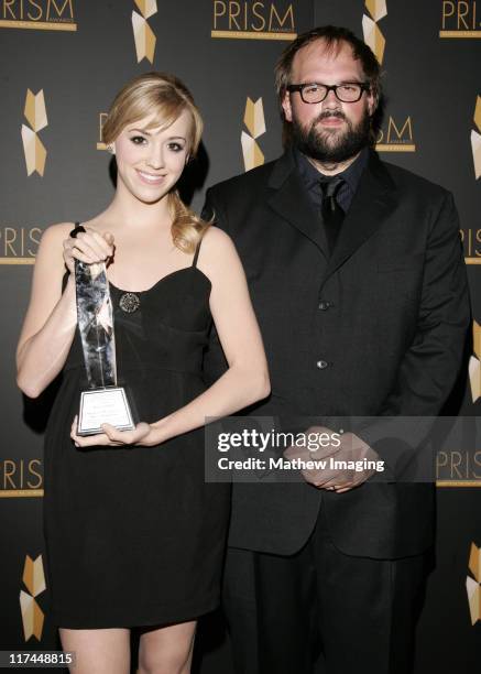 Andrea Bowen and Ethan Suplee during The 11th Annual PRISM Awards - Winner Gallery at Beverly Hills Hotel in Beverly Hills, California, United States.