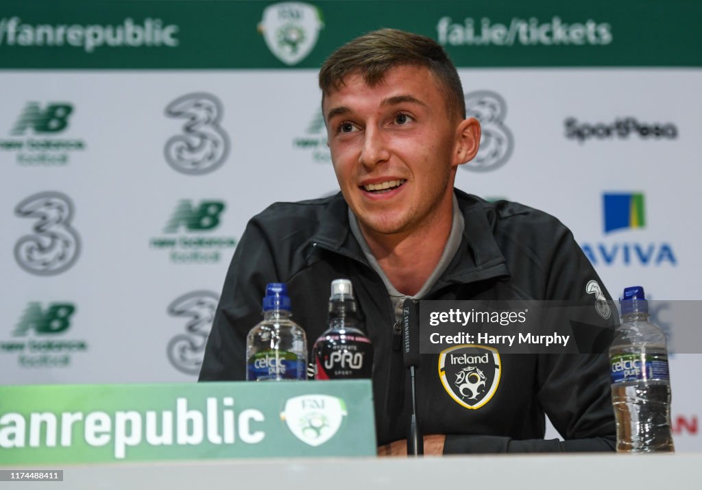 Republic of Ireland U21's Press Conference & Training Session