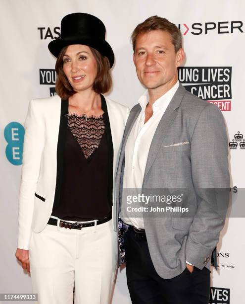 Annie Perks and Ben Shephard attend A Very British Affair Auction during London Fashion Week September 2019 at Claridge's Hotel on September 13, 2019...