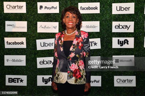 Congresswoman Maxine Waters appears at IMPACT Strategies and D&P Creative Strategies 2nd Annual Tech & Media Brunch celebrating Congressional Black...