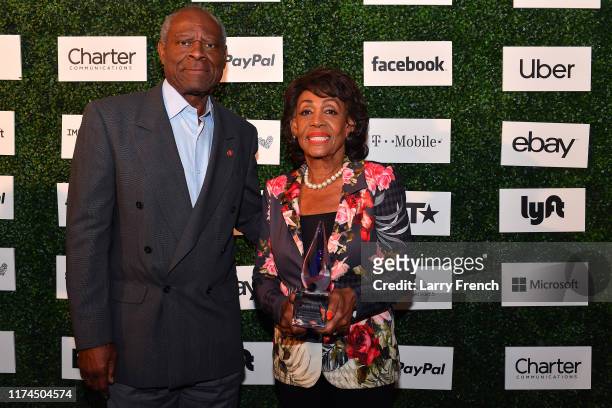 Ambassador Sydney Williams and Congresswoman Maxine Waters appear at IMPACT Strategies and D&P Creative Strategies 2nd Annual Tech & Media Brunch...
