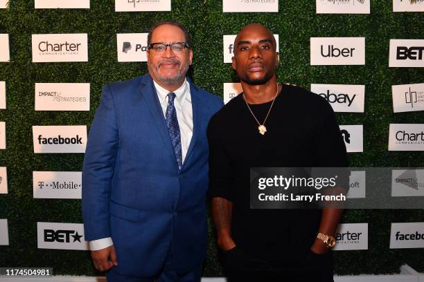 Michael Eric Dyson and Radio host Charlamagne the God appear at IMPACT Strategies and D&P Creative Strategies 2nd Annual Tech & Media Brunch...
