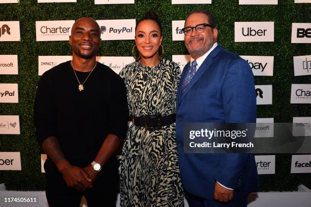 Radio host Charlamagne the God, Angela Rye and Michael Eric Dyson appear at IMPACT Strategies and D&P Creative Strategies 2nd Annual Tech & Media...