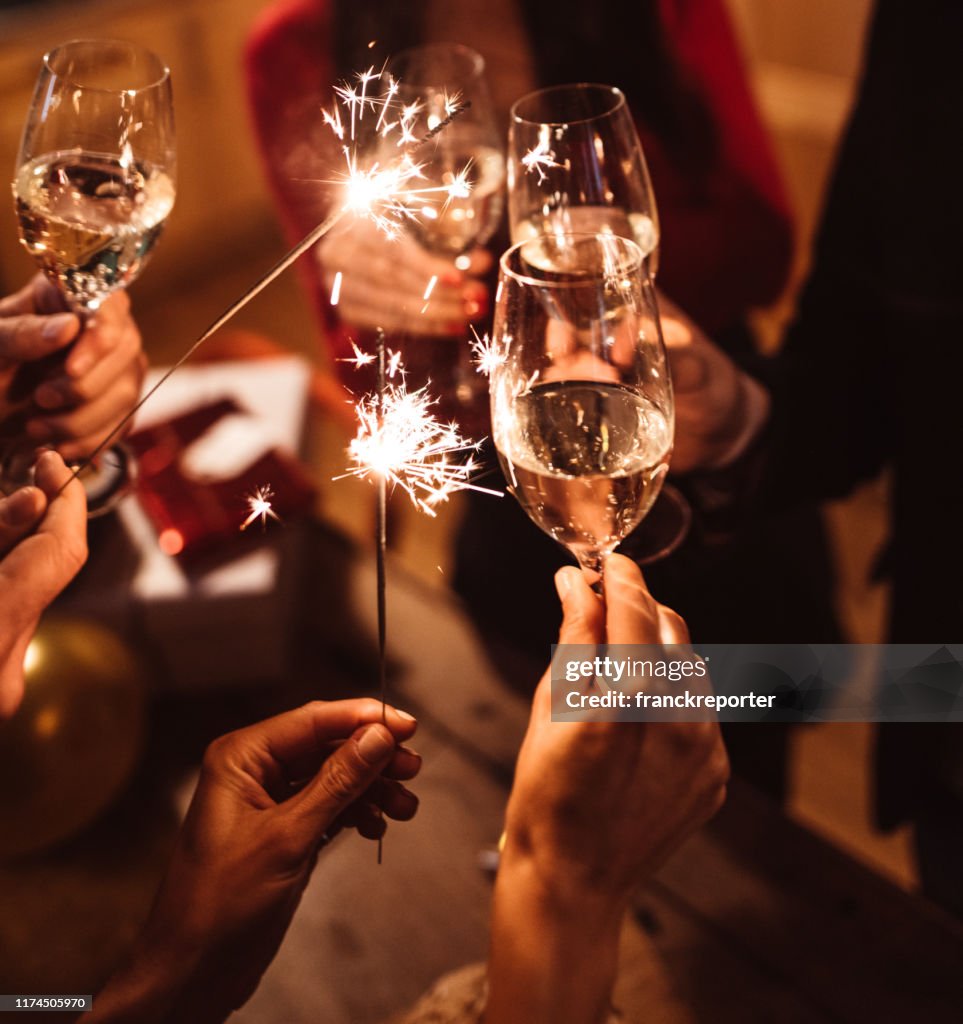 Italian new year party