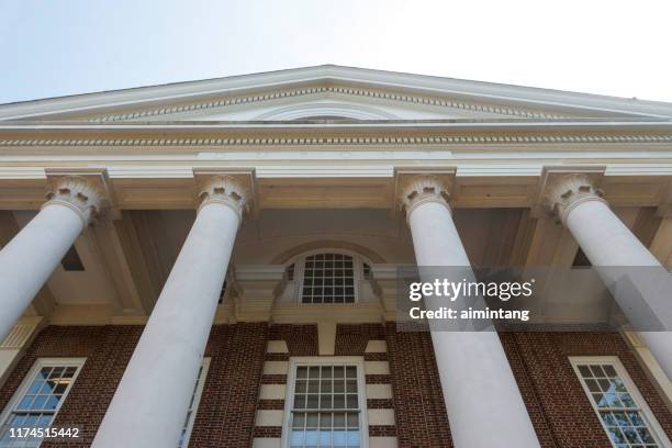 dupont hall in the campus of university of delaware - newark stock pictures, royalty-free photos & images