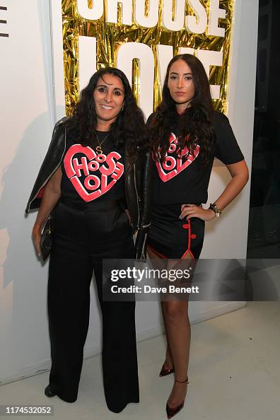 Cora Rees Serena Rees and Cora Corré attend the launch of the Choose Love LFW ...