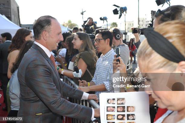 Justin Hochberg attends the 45th Annual Saturn Awards at Avalon Theater on September 13, 2019 in Los Angeles, California.