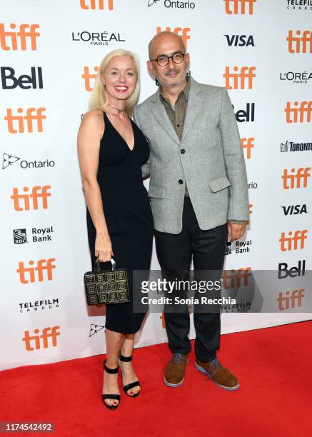 Bronwyn Cornelius and Julian Cautherley attend the "Clemency" premiere during the 2019 Toronto International Film Festival at Roy Thomson Hall on...