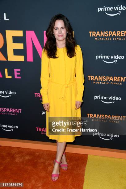 Elizabeth Reaser arrives at the LA Premiere Of Amazon's "Transparent Musicale Finale" at Regal LA Live on September 13, 2019 in Los Angeles,...