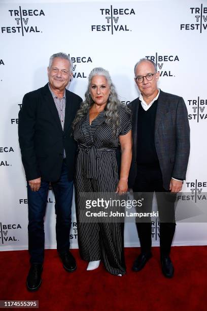 Executive producers Kevin Bright, Marta Kauffman and David Crane attend"Friends" 25th Anniversary during 2019 Tribeca TV Festival at Regal Battery...