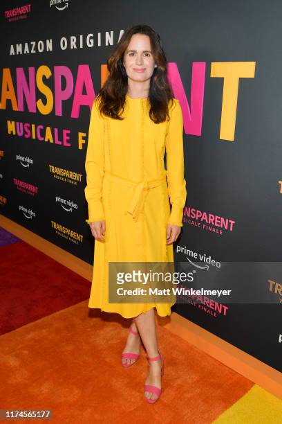 Elizabeth Reaser attend the LA premiere of Amazon's "Transparent Musicale Finale" at Regal LA Live on September 13, 2019 in Los Angeles, California.