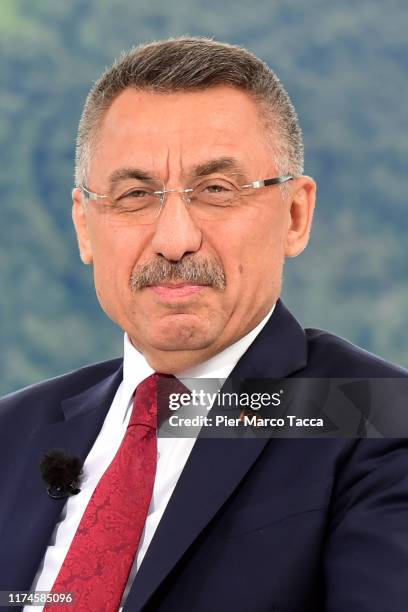 Fuat Oktay Vice President of Turkeyand attends the Ambrosetti International Economic Forum 2019 "Lo scenario dell'Economia e della Finanza" on...