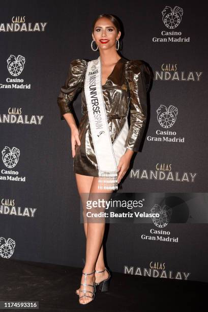 Angela Ponce attends presentation Miss Universe Spain on September 13, 2019 in Madrid, Spain.