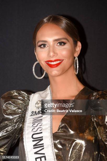 Angela Ponce attends presentation Miss Universe Spain on September 13, 2019 in Madrid, Spain.