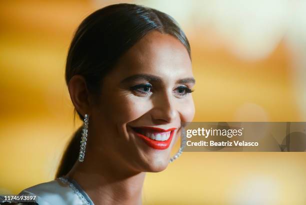 Angela Ponce attends presentation Miss Universe Spain on September 13, 2019 in Madrid, Spain.