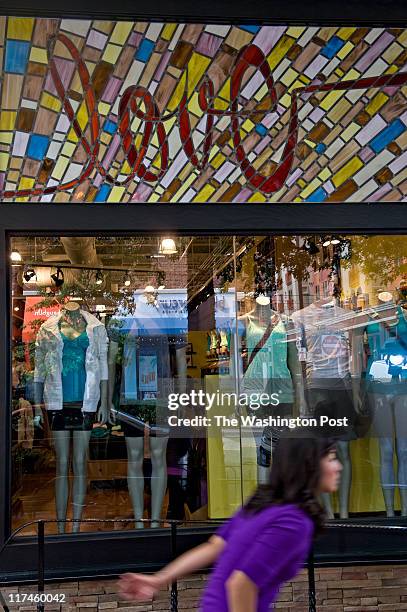 Stain glass window emblazoned with the word "Love" pays tribute to 30-year-old Jayna T. Murray, of Arlington, who was killed at Lululemon Athletica,...
