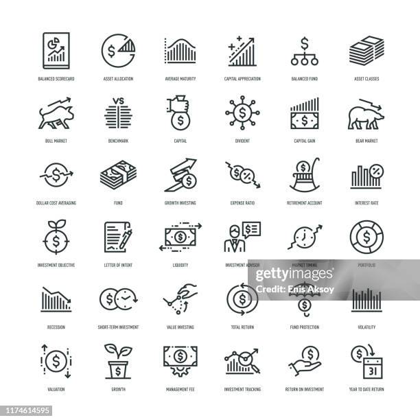 anlage-icon-set - aktenmappe stock-grafiken, -clipart, -cartoons und -symbole