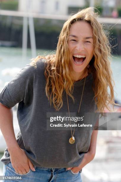 Vanessa Demouy attends the 21th Festival of TV Fiction At La Rochelle : Day Four on September 14, 2019 in La Rochelle, France.