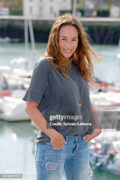 Vanessa Demouy attends the 21th Festival of TV Fiction At La Rochelle : Day Four on September 14, 2019 in La Rochelle, France.