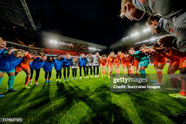 Danique Kerkdijk of Holland Women, Loes Geurts of Holland Women, Merel van Dongen of Holland Women, Ellen Jansen of Holland Women, Ashleigh Weerden...