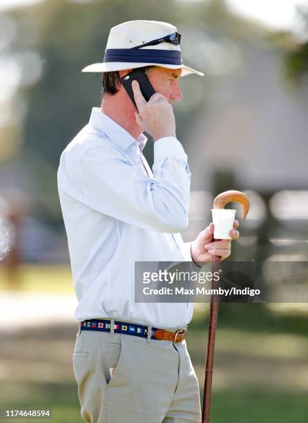 Sir Tim Laurence attends day 2 of the Whatley Manor Gatcombe International Horse Trials at Gatcombe Park on September 14, 2019 in Stroud, England.